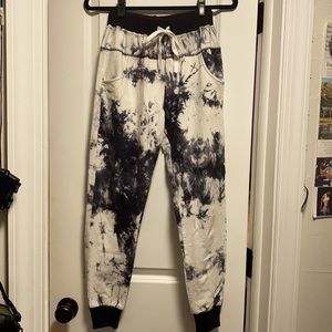 Little Bipsy Momma + me tie dye joggers